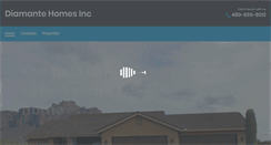Desktop Screenshot of diamante-homes.com